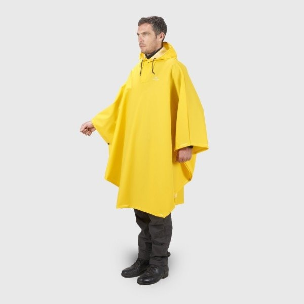 Jumper flex® Men’s rain poncho dark yellow Trekking \ Men´s