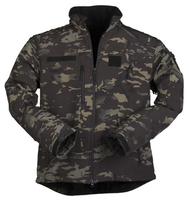 SCU 14 Multicam Black SOFTSHELL JACKET Multicam Black Apparel