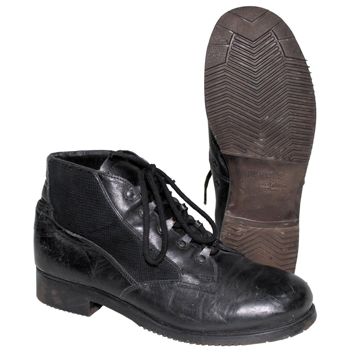 BW boots, naval, sidewise fabric, used Military Surplus \ Used