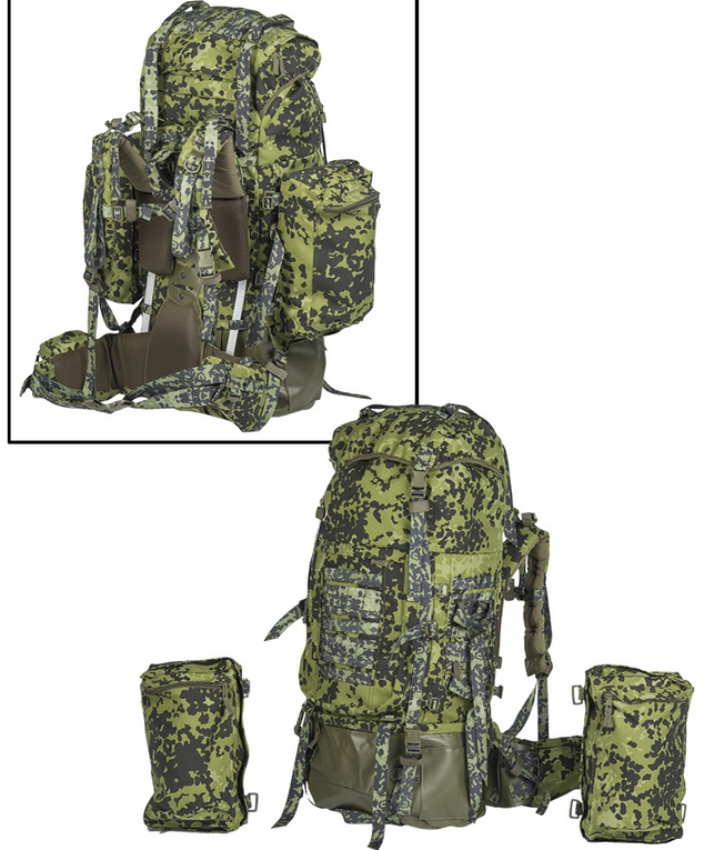 DANISH CAMO BACKPACK ′TEESAR®′ 100 LITER Danish Trekking \ Backpacks