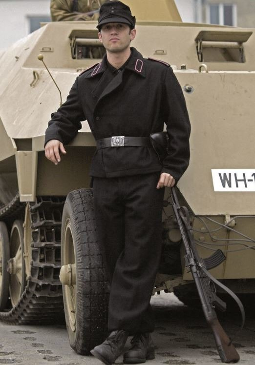 German WWII Black Tanker Pants repro Military Surplus \ Reenactment