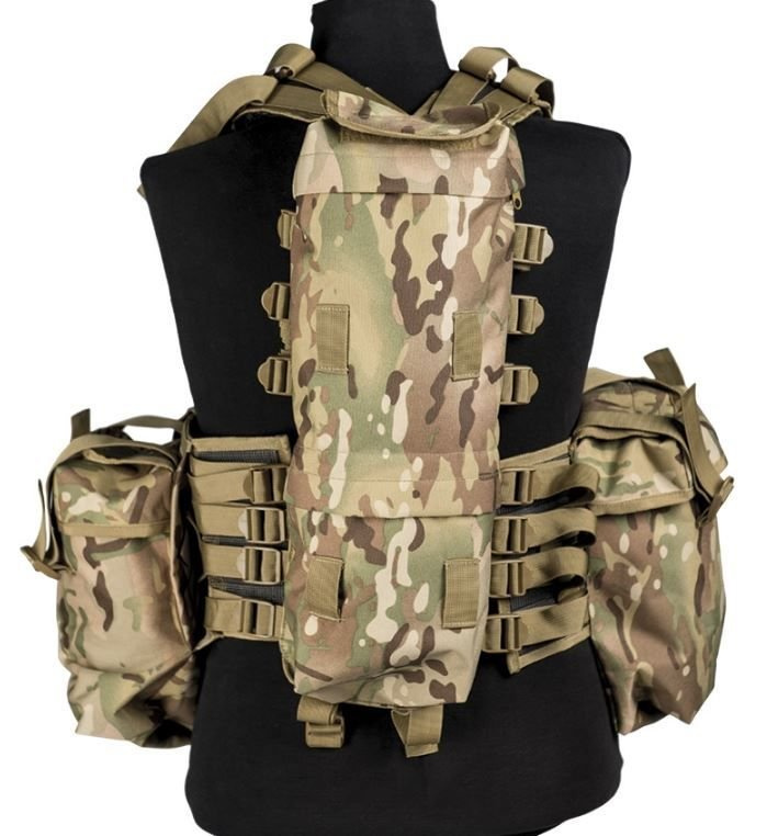 Multicam VEST TACTICAL (12 POCKETS) Multicam Military Tactical