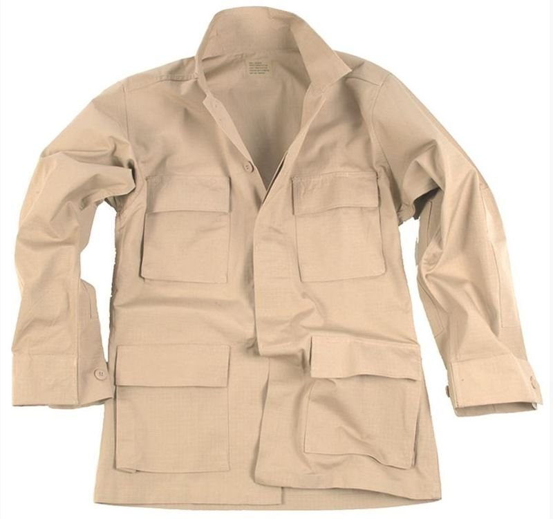 US Khaki R/S BDU FIELD JACKET Khaki Apparel \ Jackets \ Field Jackets