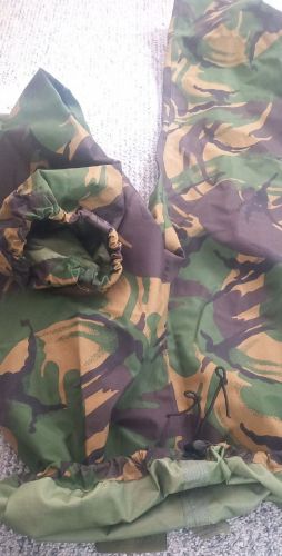 GB RAIN PANTS - RUBBERIZED - DPM CAMO - USED