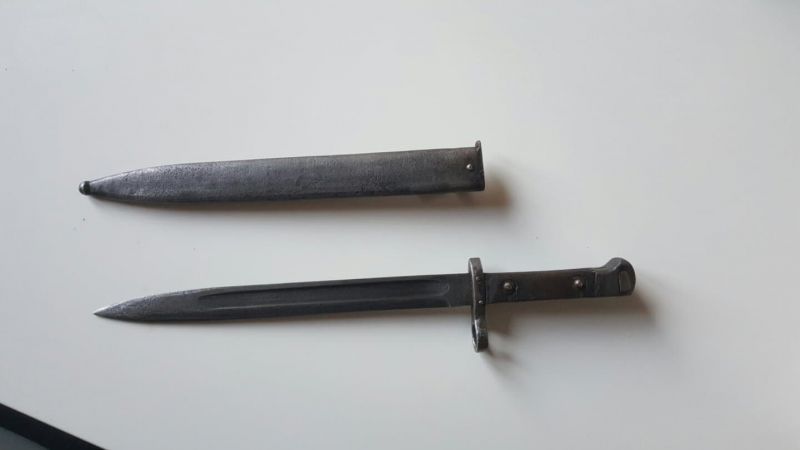 STEYR M95 BAIONETA AUSTRIACA (REPRO) - invechita intentionat STEYR M95 BAIONETA AUSTRIACA (REPRO) - invechita intentionat