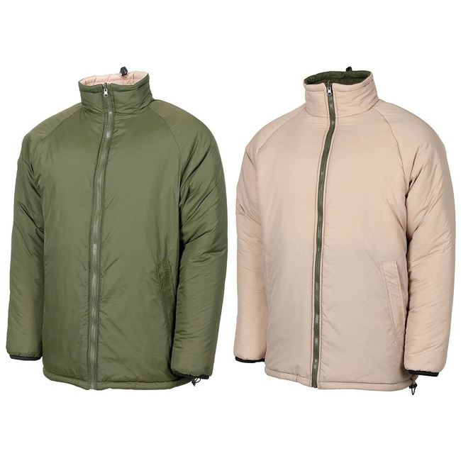 BRITISH REVERSIBLE THERMAL JACKET MFH® OD GREEN/KHAKI Trekking