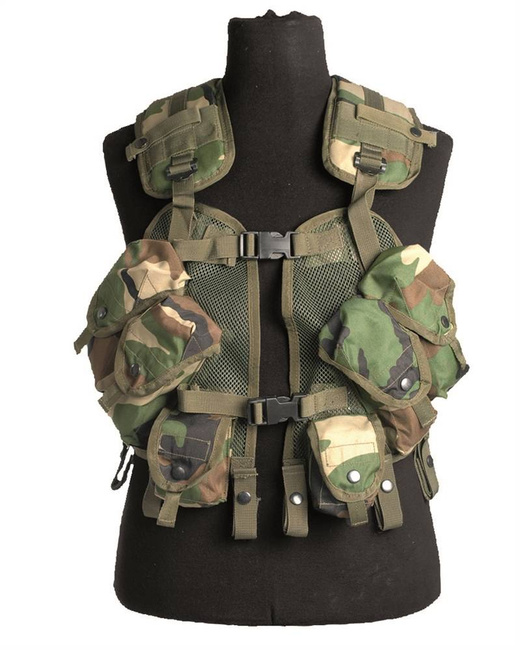 US Woodland LOAD BEARING VEST Woodland US Military Tactical