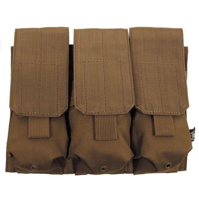 Ammo Pouch, triple, "Molle", coyote 7 Military Tactical \ Bags