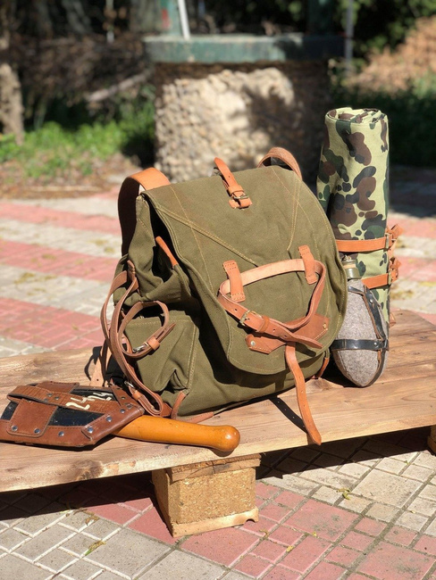 Military haversack RSR Romanian army Military Surplus 