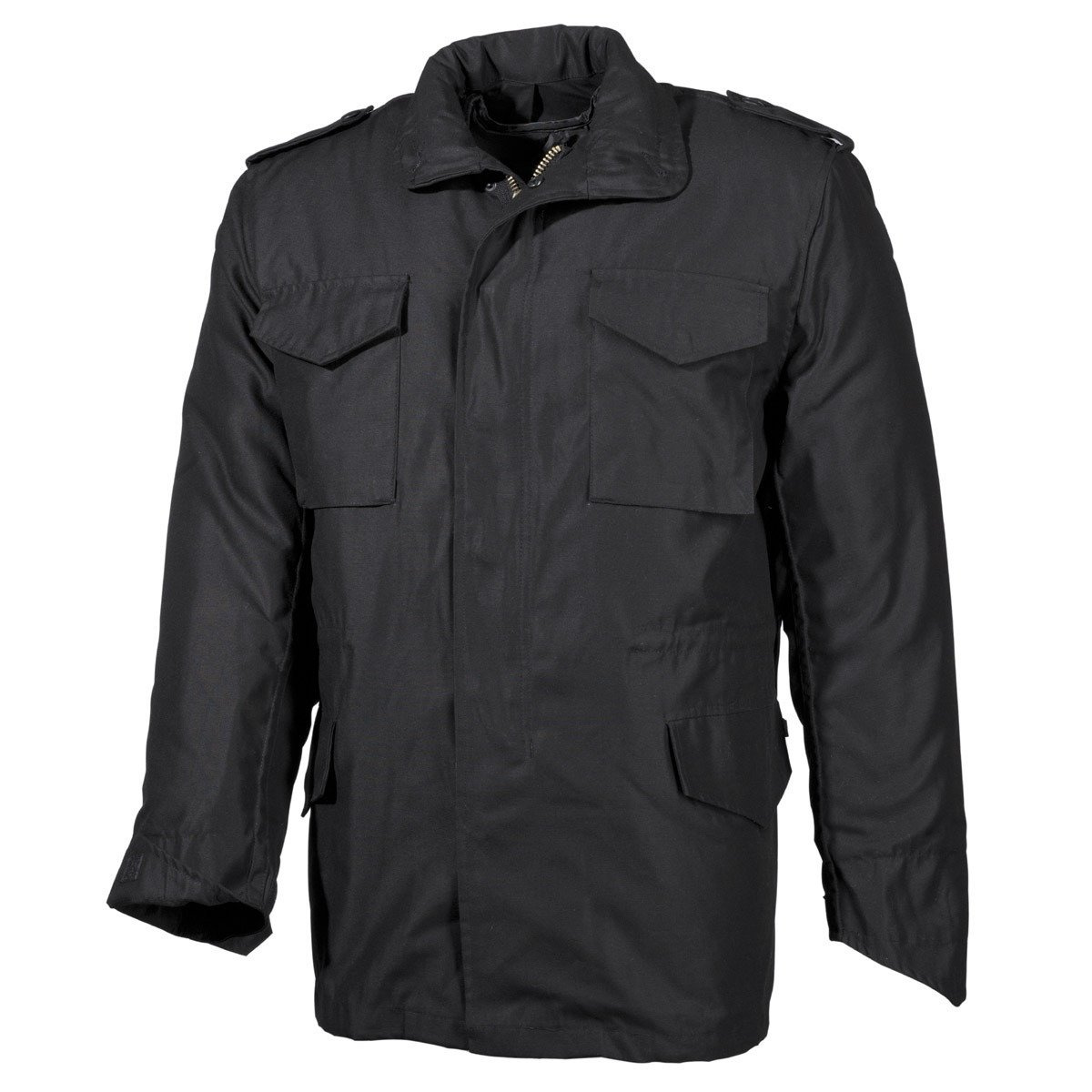 US Field Jacket M65, lining, Mod., Black Black Apparel \ Jackets \ Parkas & Overcoats