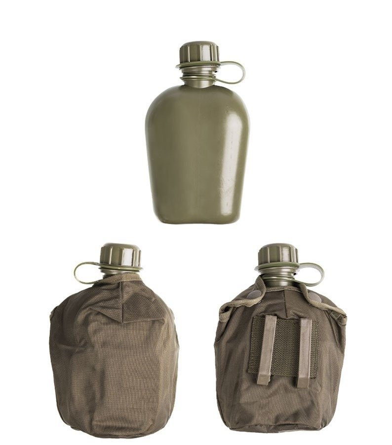 AUSTRIAN CANTEEN WITH CUP & COVER LIKE NEW Military Surplus \ Used