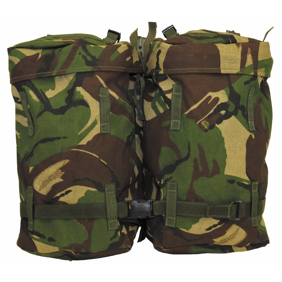 BRITISH RUCKSACK, DAYPACK WITH SIDE POUCHES DPM CAMO MILITARY