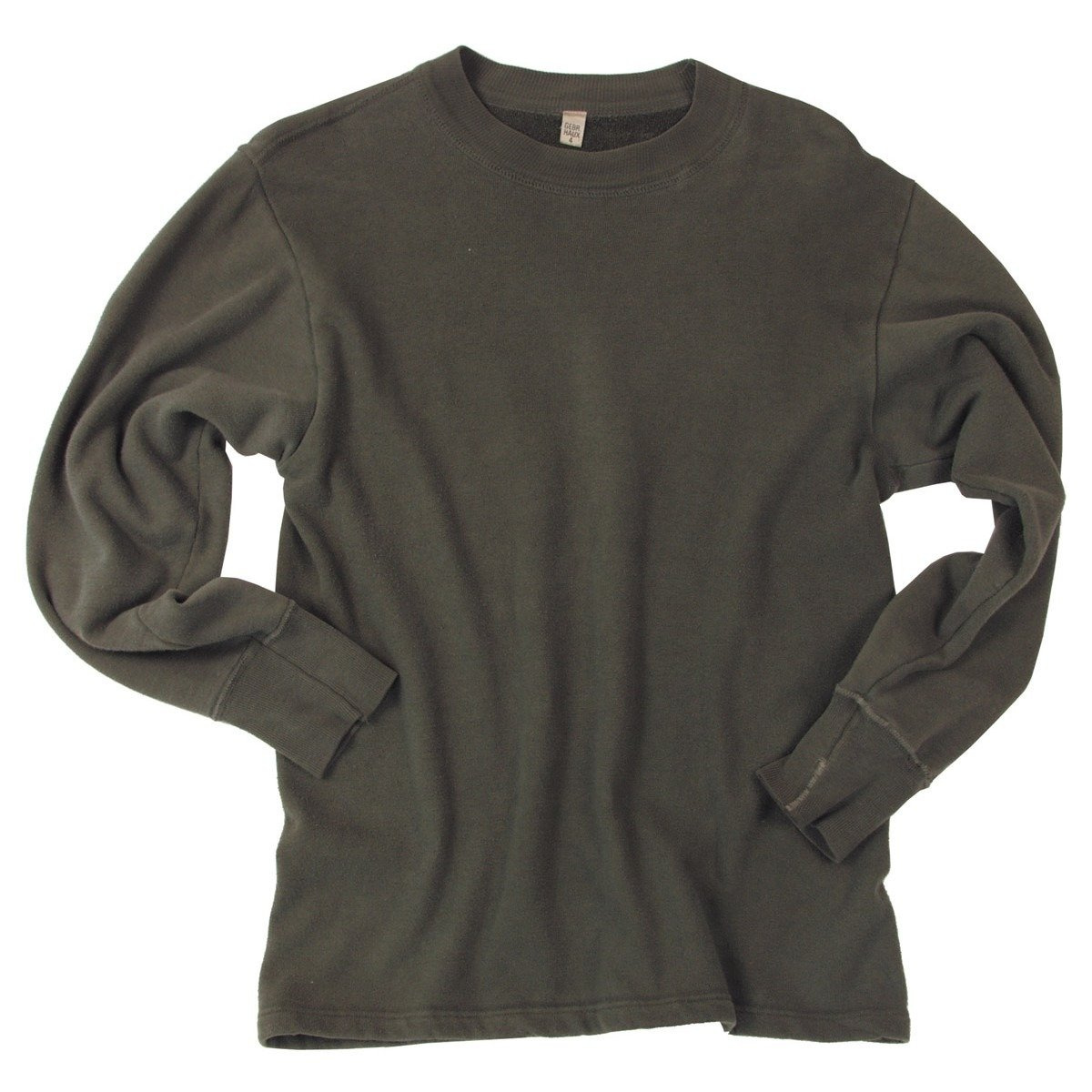 BW undershirt, Freeze, cotton OD green, used Military Surplus