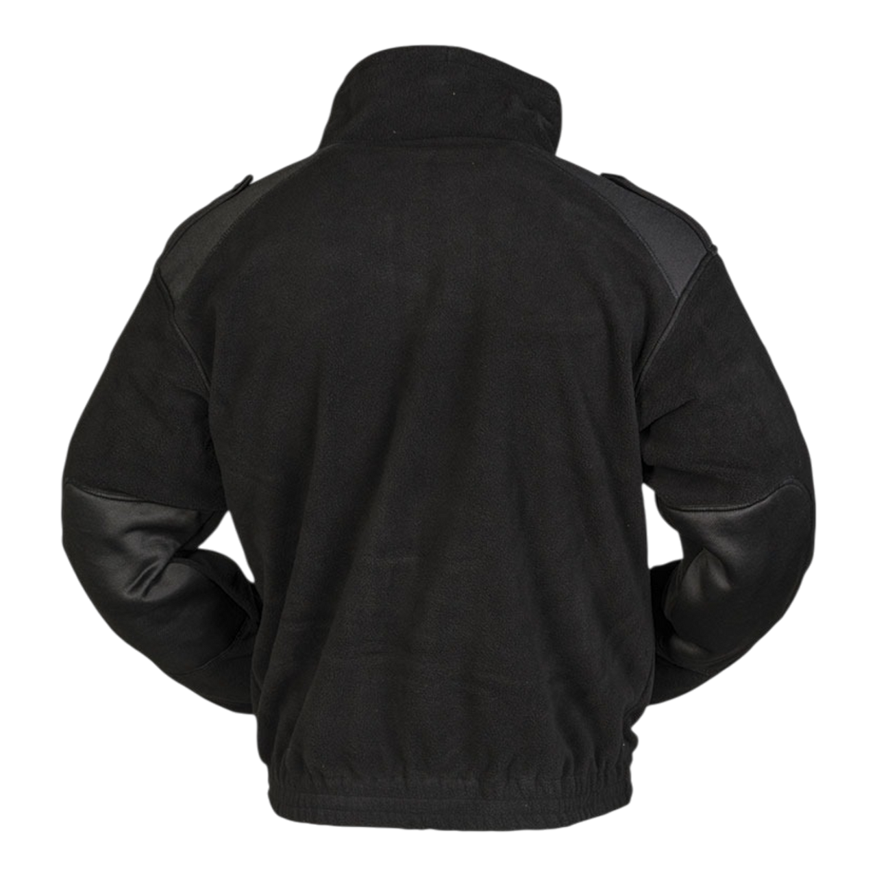 Black COLD WEATHER FLEECE JACKET Black Trekking \ Men´s clothing