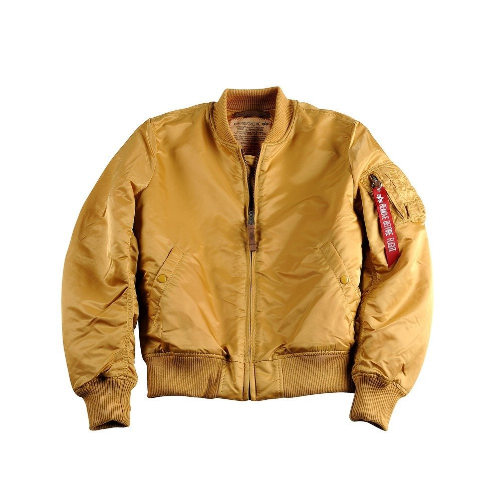 Bomber & Flight Jacket MA1 VF 59 Alpha Industries gold Trekking