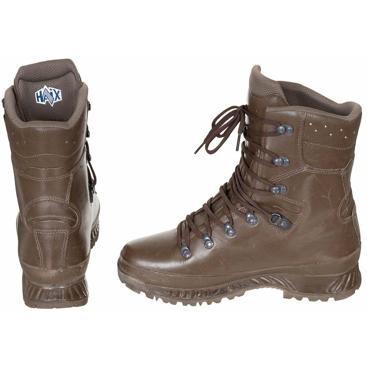 COMBAT BOOTS "HAIX" COLD/WET WEATHER BROWN BRITISH MILITARY