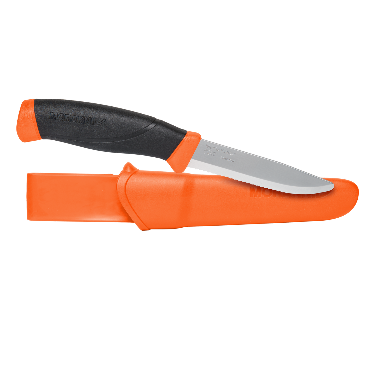 FIXED BLADE KNIFE, COMPANION F RESCUE, STAINLESS STEEL ORANGE