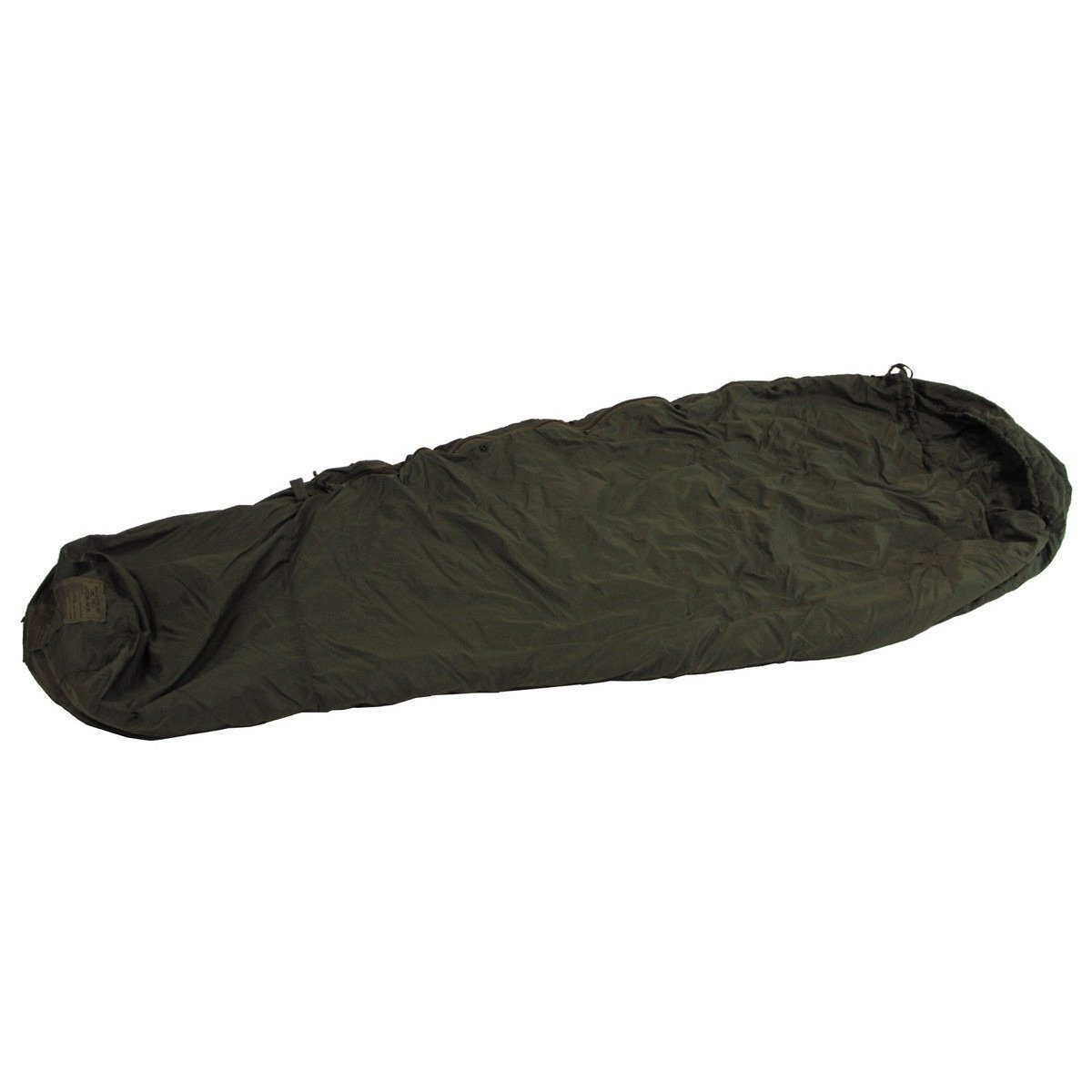 GI mod. sleeping bag system, "Petrol", green, used Military Surplus