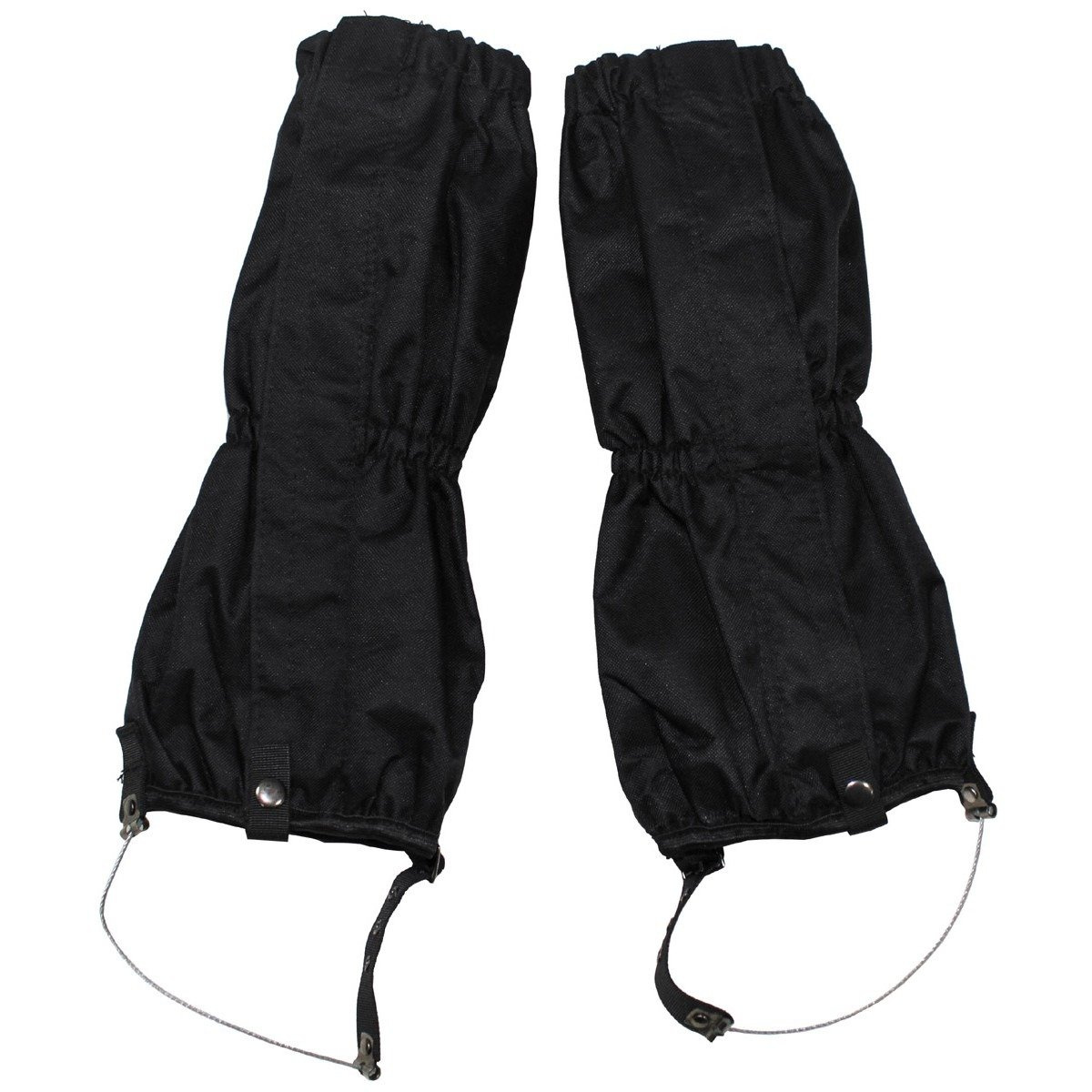 Gaiters, with zipper, wire, black Footwear \ Gaiters militarysurplus