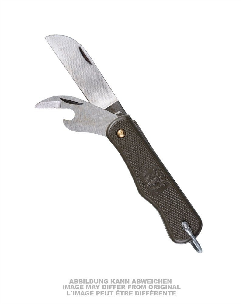 ITALIAN OD 2PC. POCKET KNIFE USED Military Surplus Military