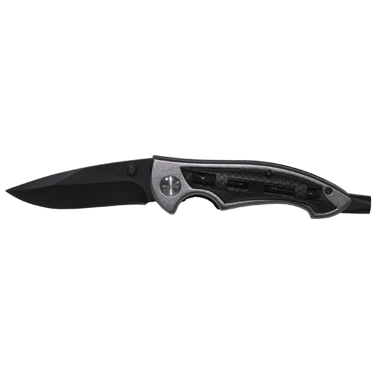 Jack Knife, onehanded, with bits, carbon militarysurplus.eu Army
