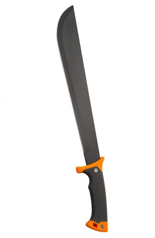 MACHETE BOLO W/ ORANGEBLACK ABS HANDLE AND SHEATH Military Tactical