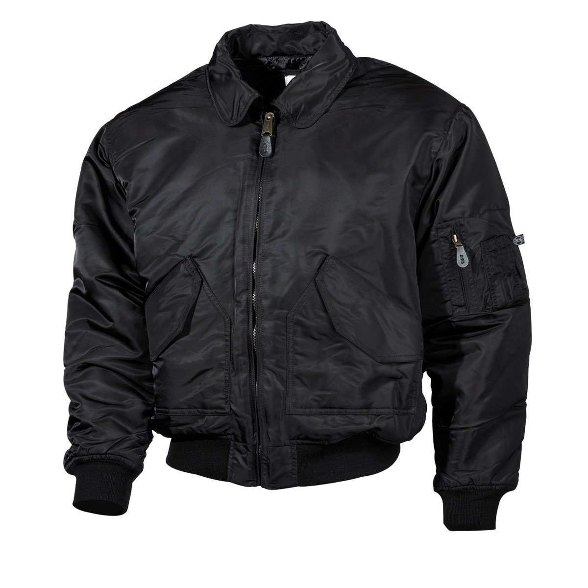 MFH CWU bomber pilot jacket, black Black Apparel \ Jackets \ Flight