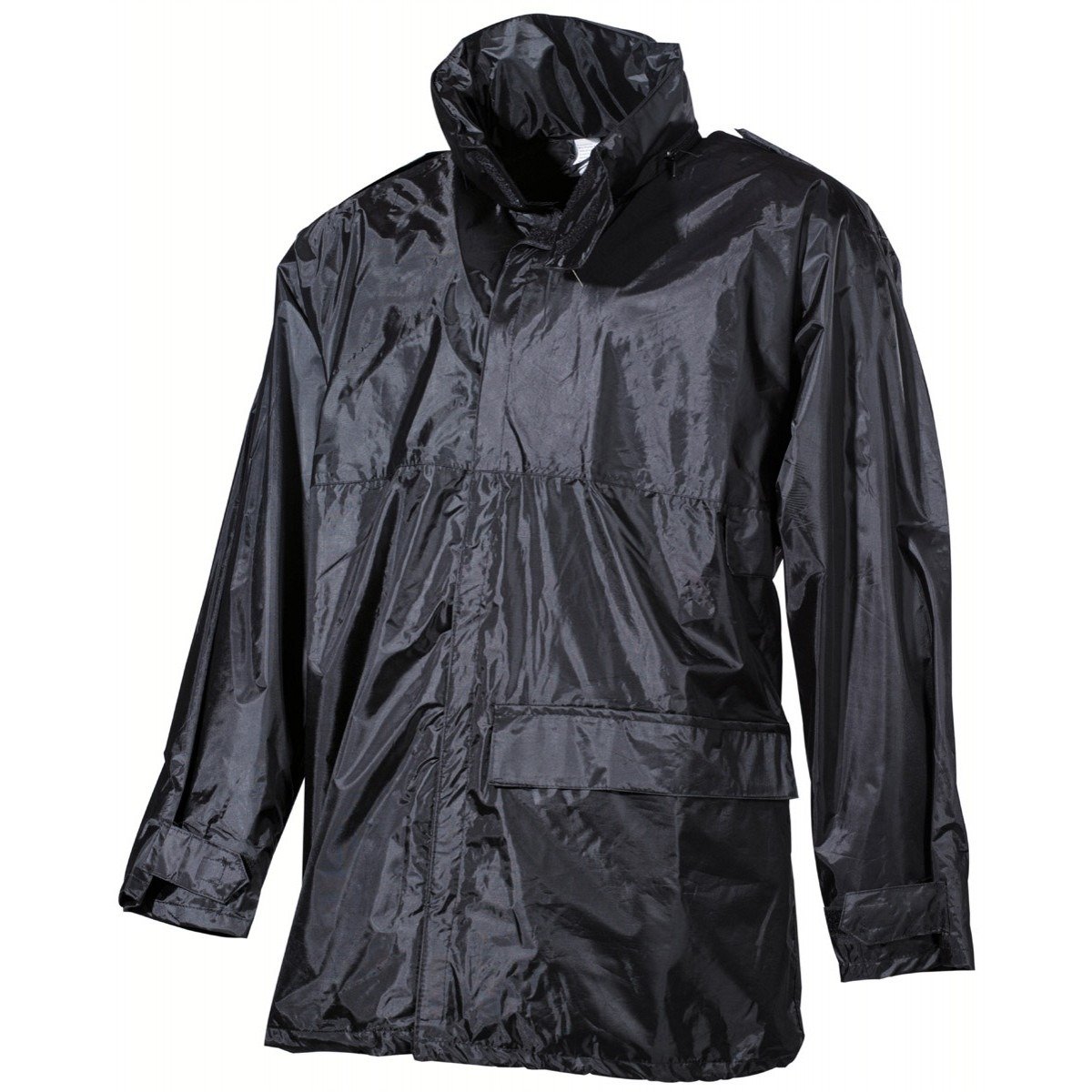 MFH waterproof jacket to rain PVC black | Apparel \ Wet Weather Wear ...