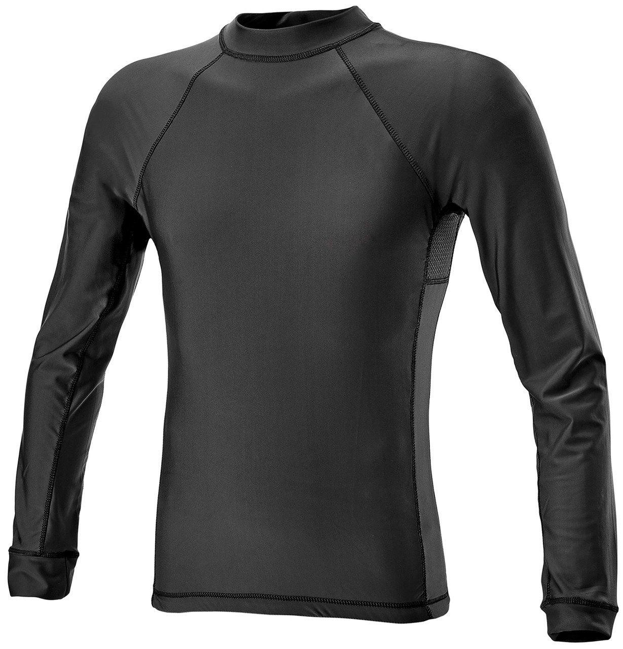 TSHIRT LONG SLEEVES LYCRA + MESH Black Trekking \ Men´s clothing