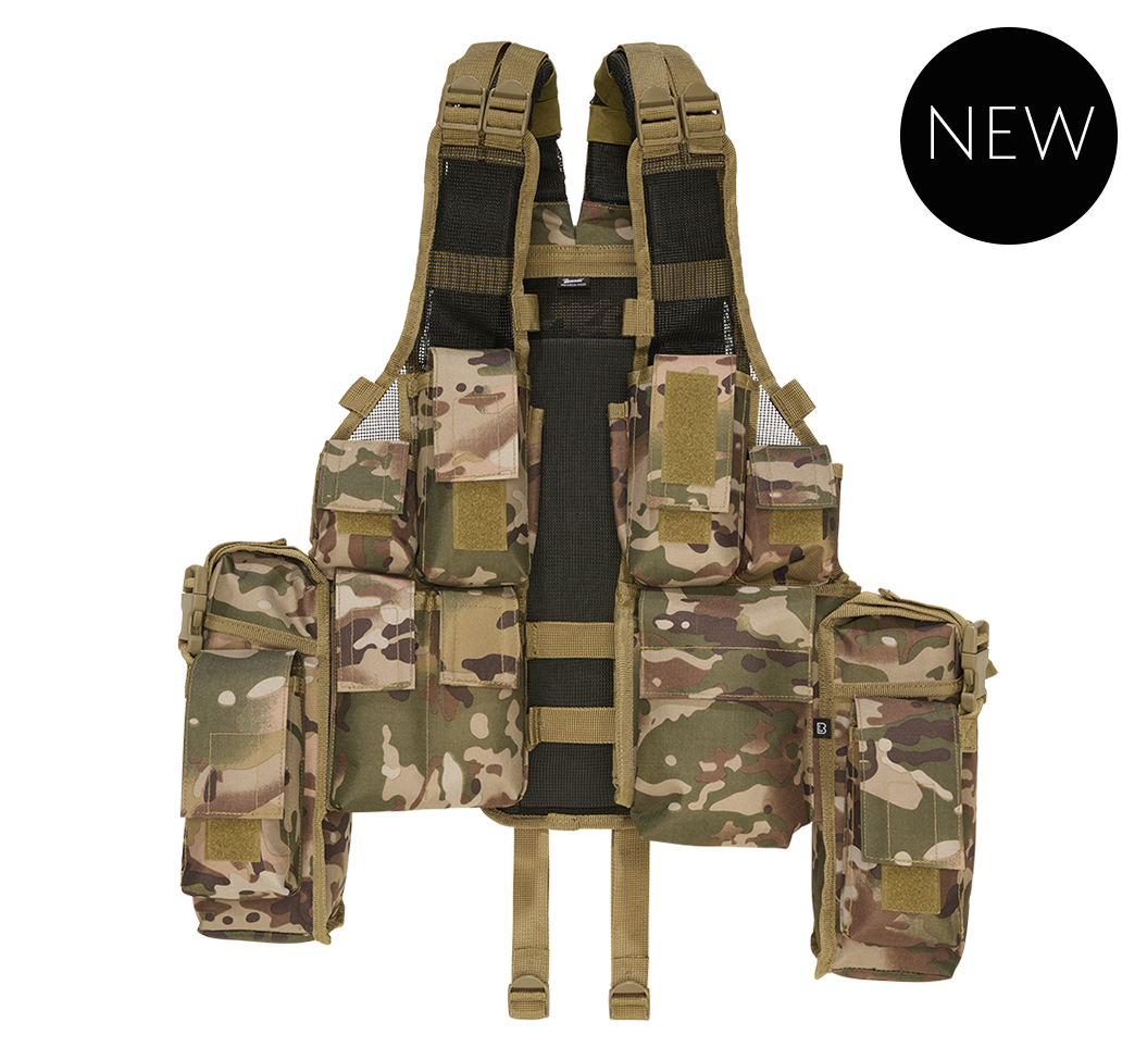 TACTICAL VEST TACTICAL CAMO BRANDIT Tactical Camo Military