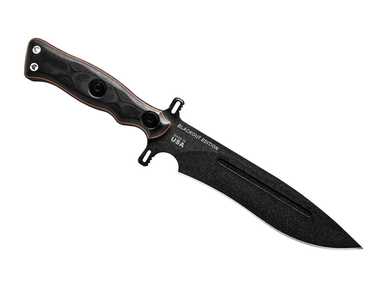 TOPS Knives Operator 7 Blackout Knife Knives \ Fixed Blade Knives