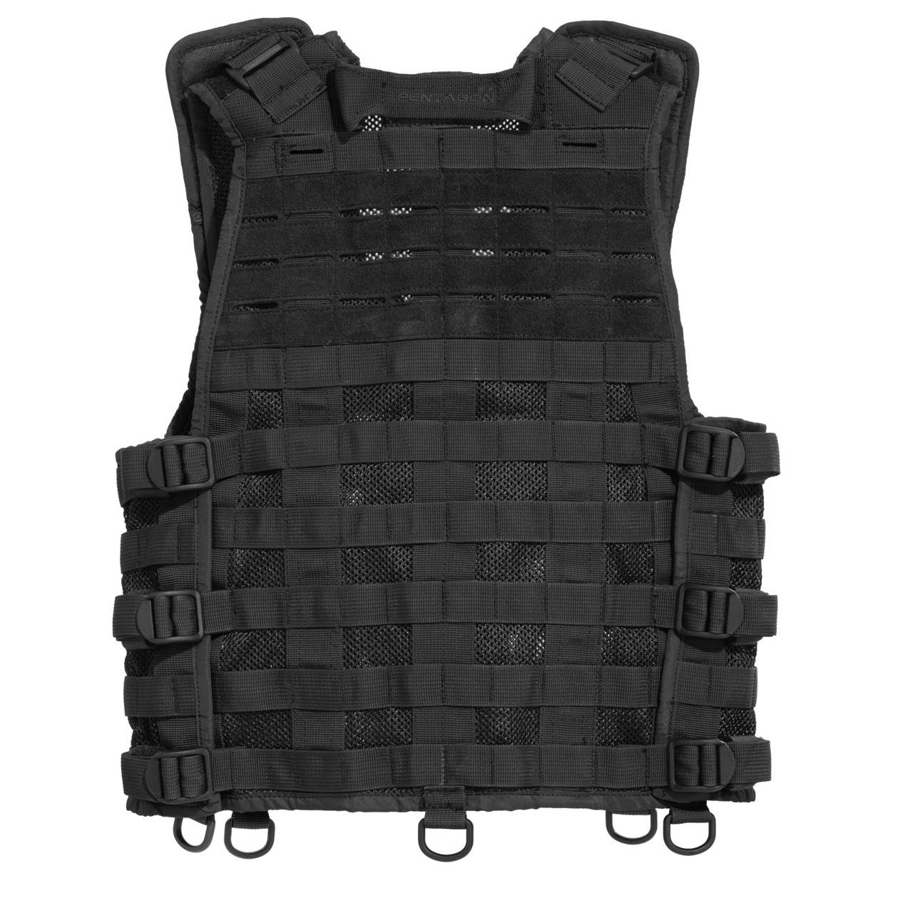 Thorax Molle Vest Black Black Military Tactical \ Military
