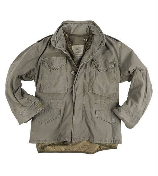 US FIELD JACKET WITH LINER OD M65 USED Military Surplus \ Used