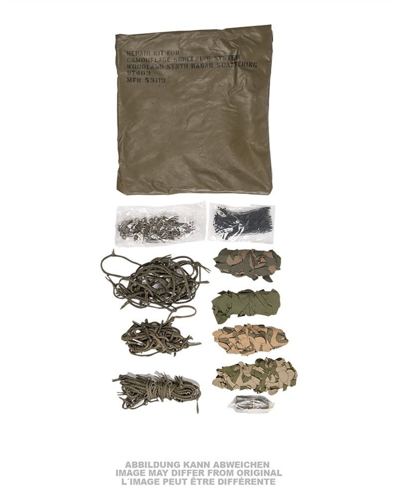 US REPAIR KIT FOR CAMO NETTINGS USED Military Surplus \ Used