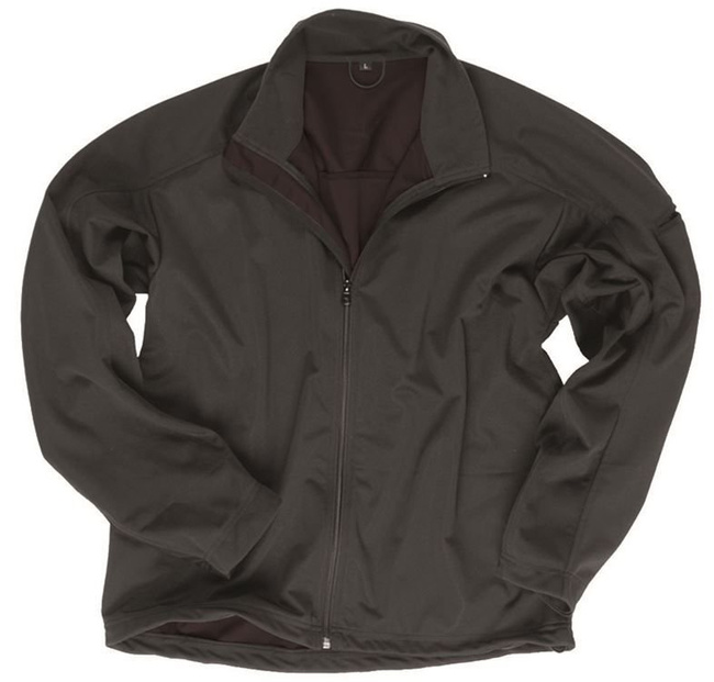 BLACK LIGHT WEIGHT SOFTSHELL JACKET