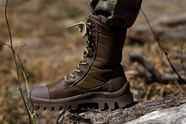 Brown Boots Viking - Combat