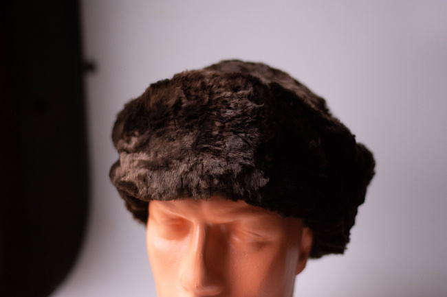 Fur hat, Cold War era, Romanian Army Surplus - Brown 