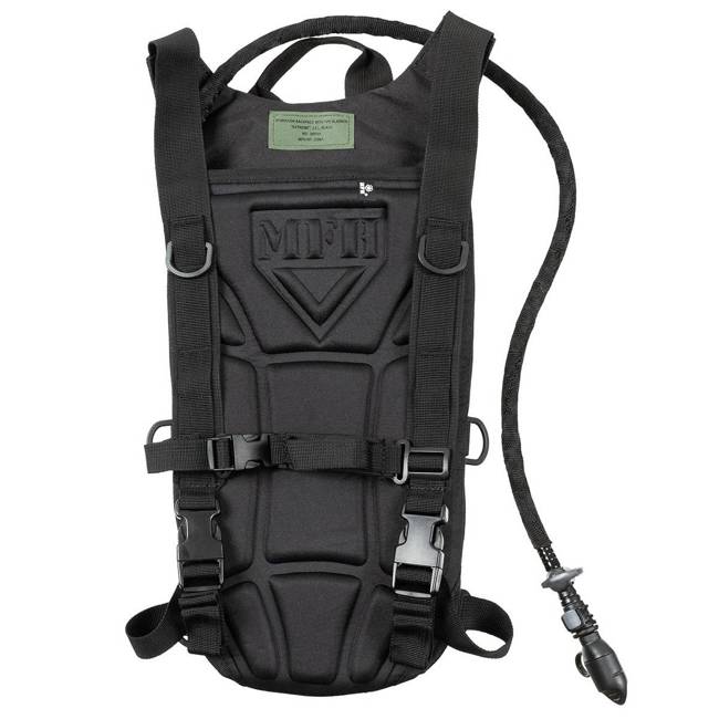 HYDRATION BACKPACK WITH TPU BLADDER - "EXTREME" - 2.5 L - MFH® - BLACK