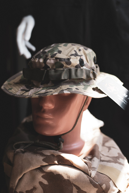 US GI Bush Hat with a chin strap, Rip-Stop fabric - Operation-camo