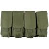 AMMO POUCH 4 COMPARTMENTS MOLLE - OD GREEN 