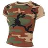 MFH ladies camouflage T-shirt pattern woodland, 160g/m2