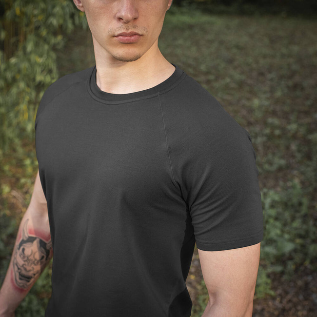 T-SHIRT RAGLAN 93/7 - BLACK - M-TAC