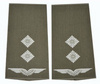 EMBLEMA - GENUINE GERMAN AIR FORCE O.D./SILVER SHOULDER LOOPS ´OBERLEUTNANT´