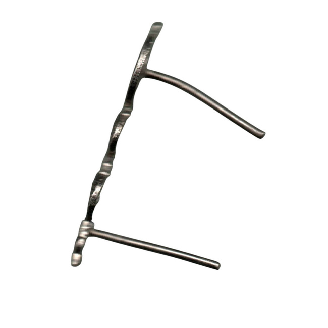 PAIR OF RANK INSIGNIA - MEDICAL/HEALTH - ROMANIAN ARMY MILITARY SURPLUS - SILVER - IN GOOD CONDITION