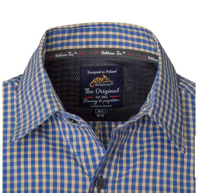 Camasa tactica cu maneca scurta Covert Concealed Carry - Albastru - Helikon Tex