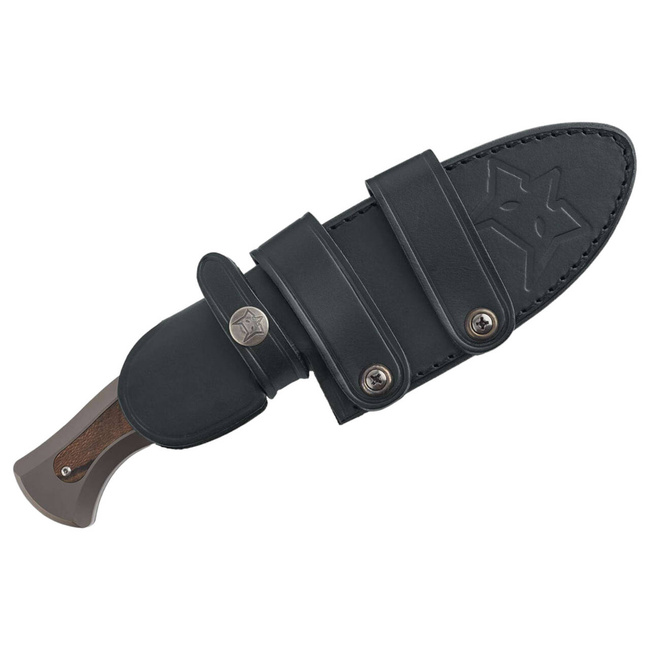 CUTIT DE BUZUNAR EAST WOOD TIGER BRONZE TITANIUM ZIRICOTE - FOX KNIVES