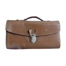 Geanta documente din piele - Surplus Militar Armata Romana - In stare buna