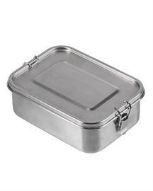 CUTIE DE PRANZ DIN OTEL INOXIDABIL MIL-TEC PLUS - 18 x 14 x 6,5 cm