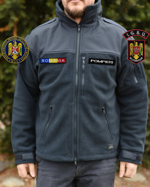 JACHETA POLAR - CLASSIC ARMY - Helikon Tex - BLEUMARIN - CU EMBLEME - IGSU