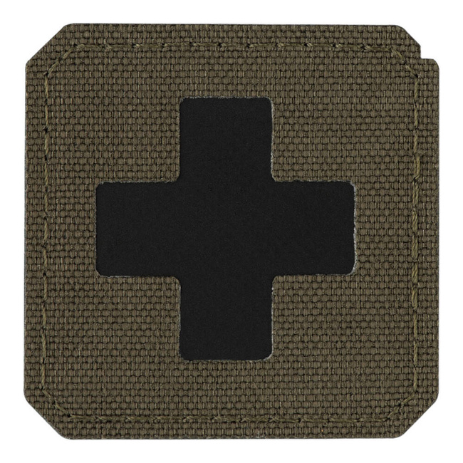 PATCH MEDIC CROSS LASER CUT - RANGER GREEN/BLACK - M-TAC